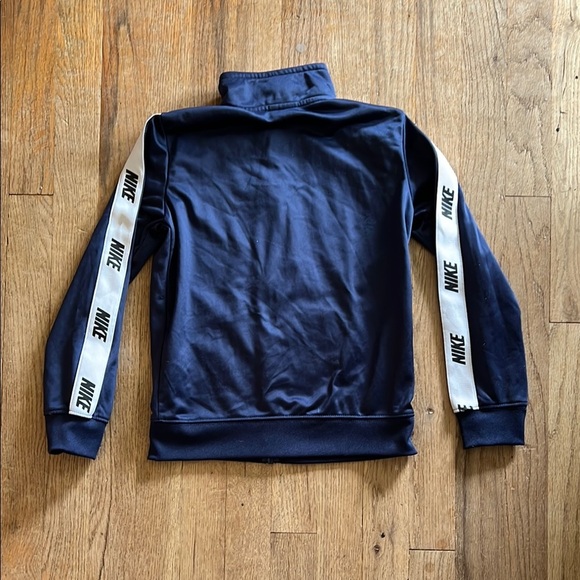 Nike Blue Track Jacket with White Accents - Picture 4 of 4